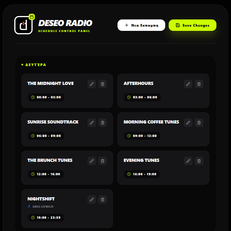 Πρόγραμμα Σταθμού